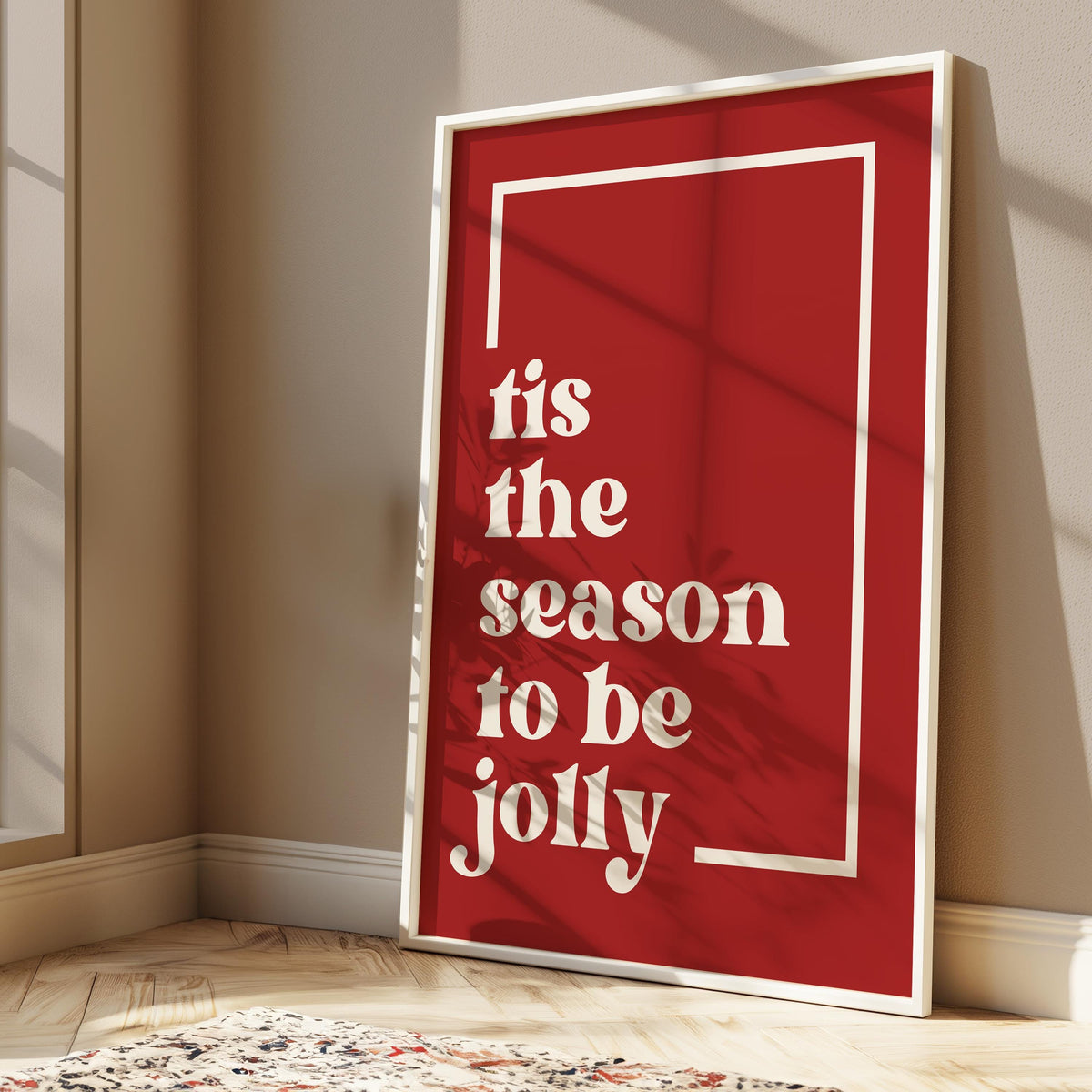 Tis the season to be jolly - Christmas Wall Art - Xmas Prints - Holiday Decor
