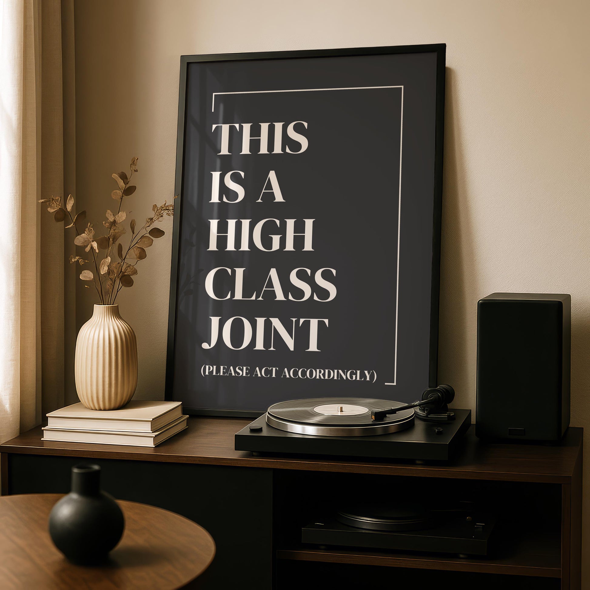 Sarcastic Humor Quote Print - Typography Prints - Funny Poster - Dark Wall art