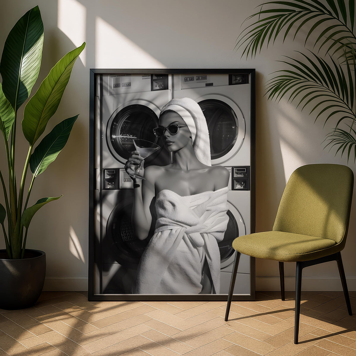 Funny Laundry Room Print - Laundrette Print - Utility Room Decor