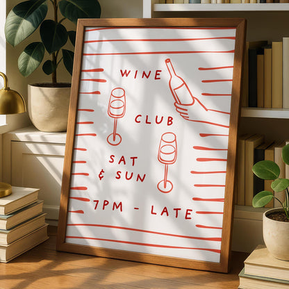 Wine Prints - Wine Decor - Kitchen Cafe Art - Minimalist Art
