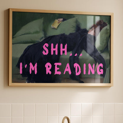 Altered Art - Reading Prints - Vintage Old Prints - Gallery Wall Decor