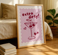 Load image into Gallery viewer, Dirty Martini Print - Fun Colourful Prints - Pink Wall Art - Alcohol Poster
