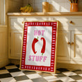 Load image into Gallery viewer, Chilli Pepper Print - Funky Kitchen Wall Art - Hot Stuff Kitchen Decor
