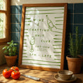 Load image into Gallery viewer, Funny Wine Print - Sweary Print - Chat Shit - Green Decor
