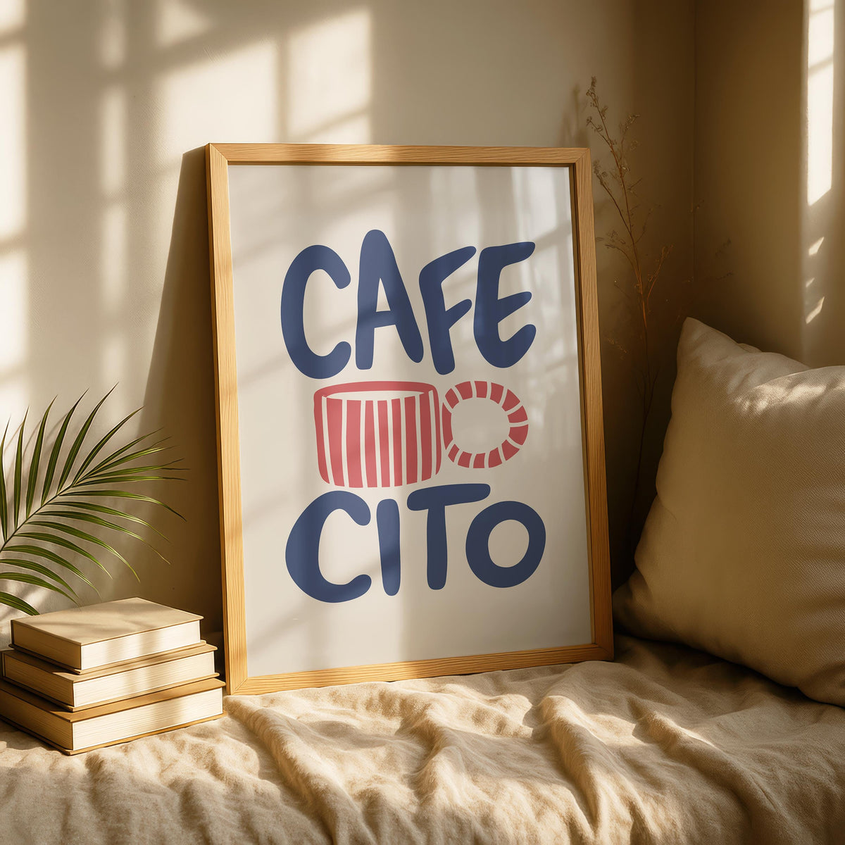 Cafecito Art - Kitchen Decor - Coffee Kitchen Print - Cafe Decor