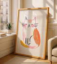 Load image into Gallery viewer, Cat Art Print - Cat Drawing - Gallery Wall Poster - Cat Artwork
