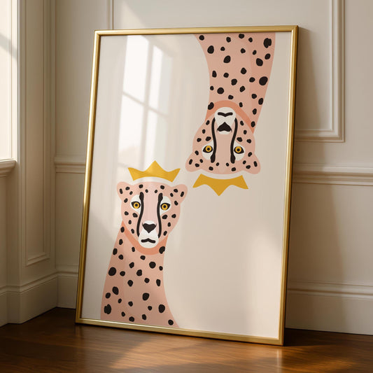 Leopard Print - Funky Kitchen Wall Art - Eclectic Prints - Maximalist Decor