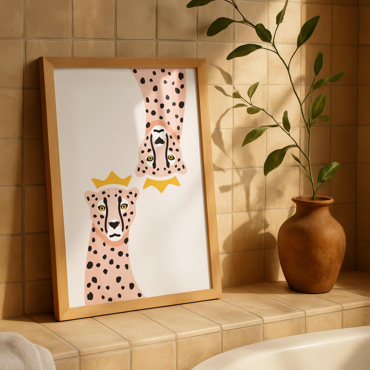 Leopard Print - Funky Kitchen Wall Art - Eclectic Prints - Maximalist Decor
