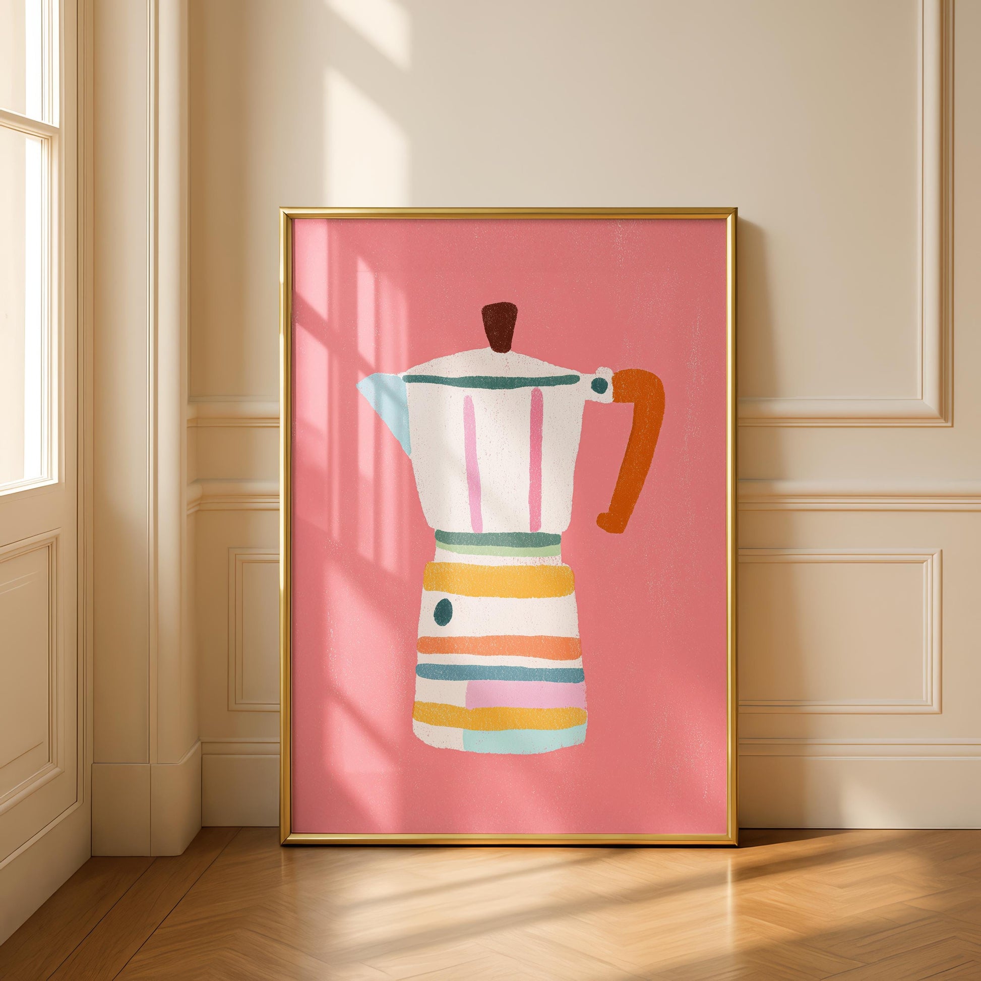 Cafetière Coffee Print - Kitchen Decor - Wall prints for kitchen - French press prints