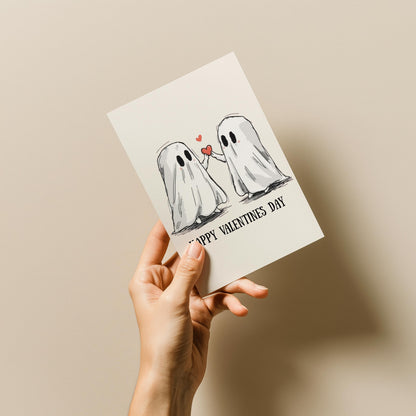 Alternative valentine Cards - Goth valentine Card - Emo valentine Card - Dark valentine Card - ghost Card
