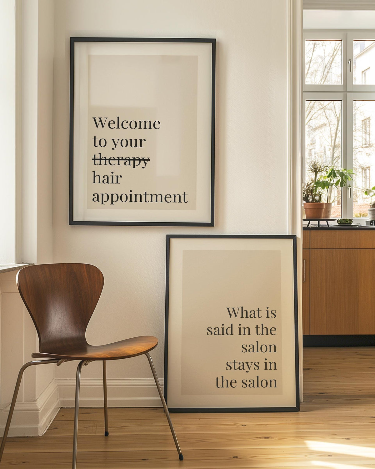 Set of 2 Salon Prints - Salon Decor - Hair Dressers Wall Art