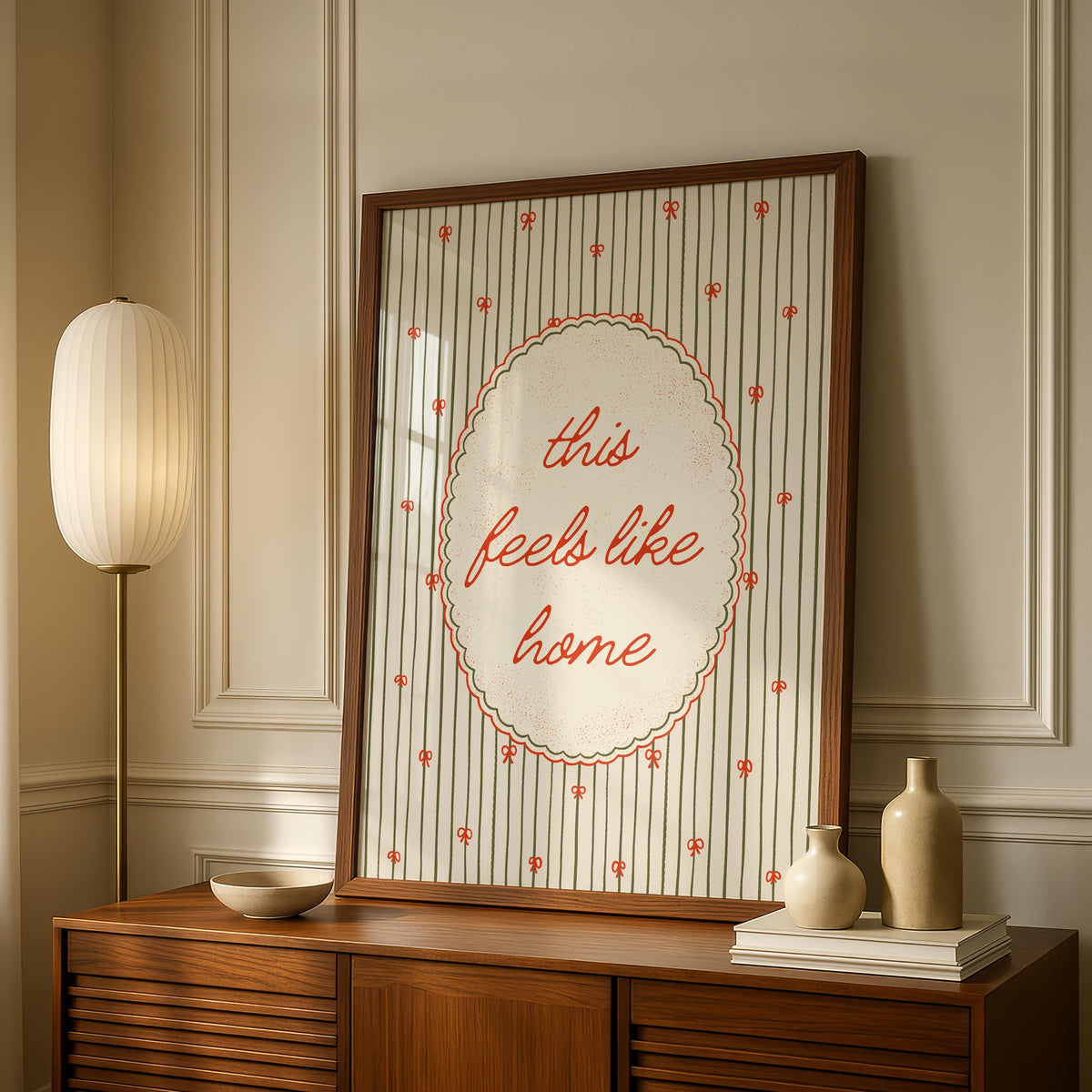 Feels like home - Cute home prints - Cosy Decor - Cottagecore Art