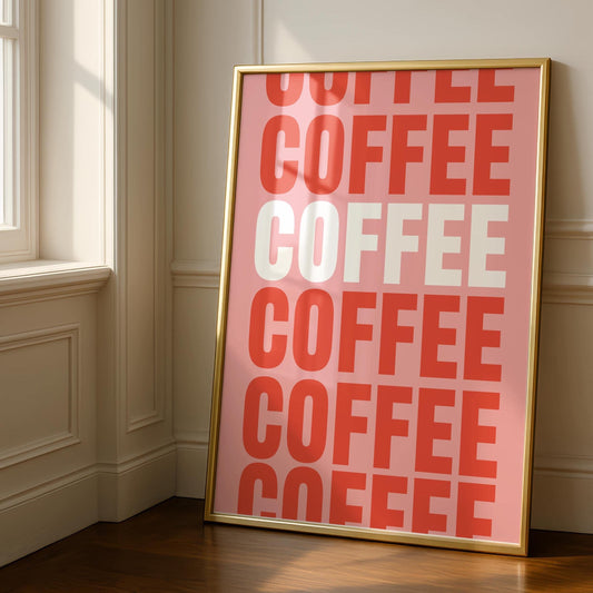 Coffee Print - Coffee Decor - Cafe Wall Art - Coffee Quotes