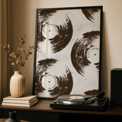 Vinyl Prints - Put your records on - Nostalgic Posters - Retro Home Decor