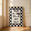 Load image into Gallery viewer, Live laugh leave - unwelcome quotes - typography Hallway Welcome Art - mono wall art
