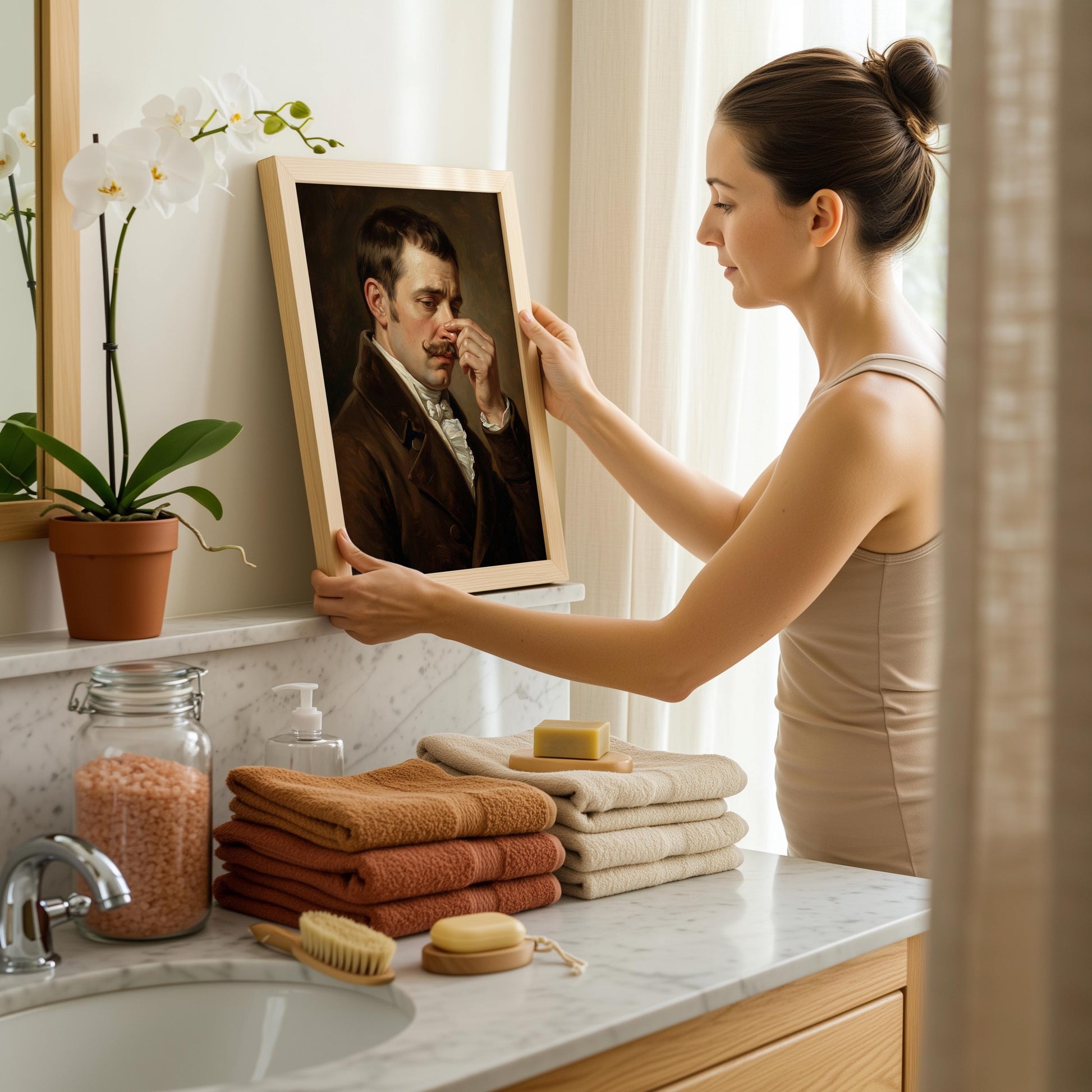 Altered art poster | Funny bathroom decor | Toilet wall art prints