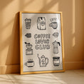 Load image into Gallery viewer, Coffee Lover Kitchen Print - Coffee Drawings - Prints for Kitchen - Wall Art Prints
