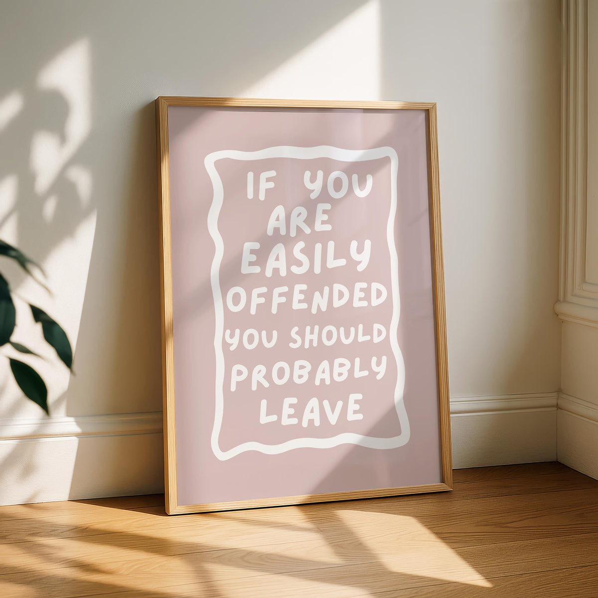 Funny Hallway Prints - Offensive Art - Funny Home Welcome Sign