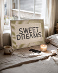 Load image into Gallery viewer, Sweet Dreams Bedroom Print - Grey Bedroom Print - Above Bed Poster - Cute bedroom Decor
