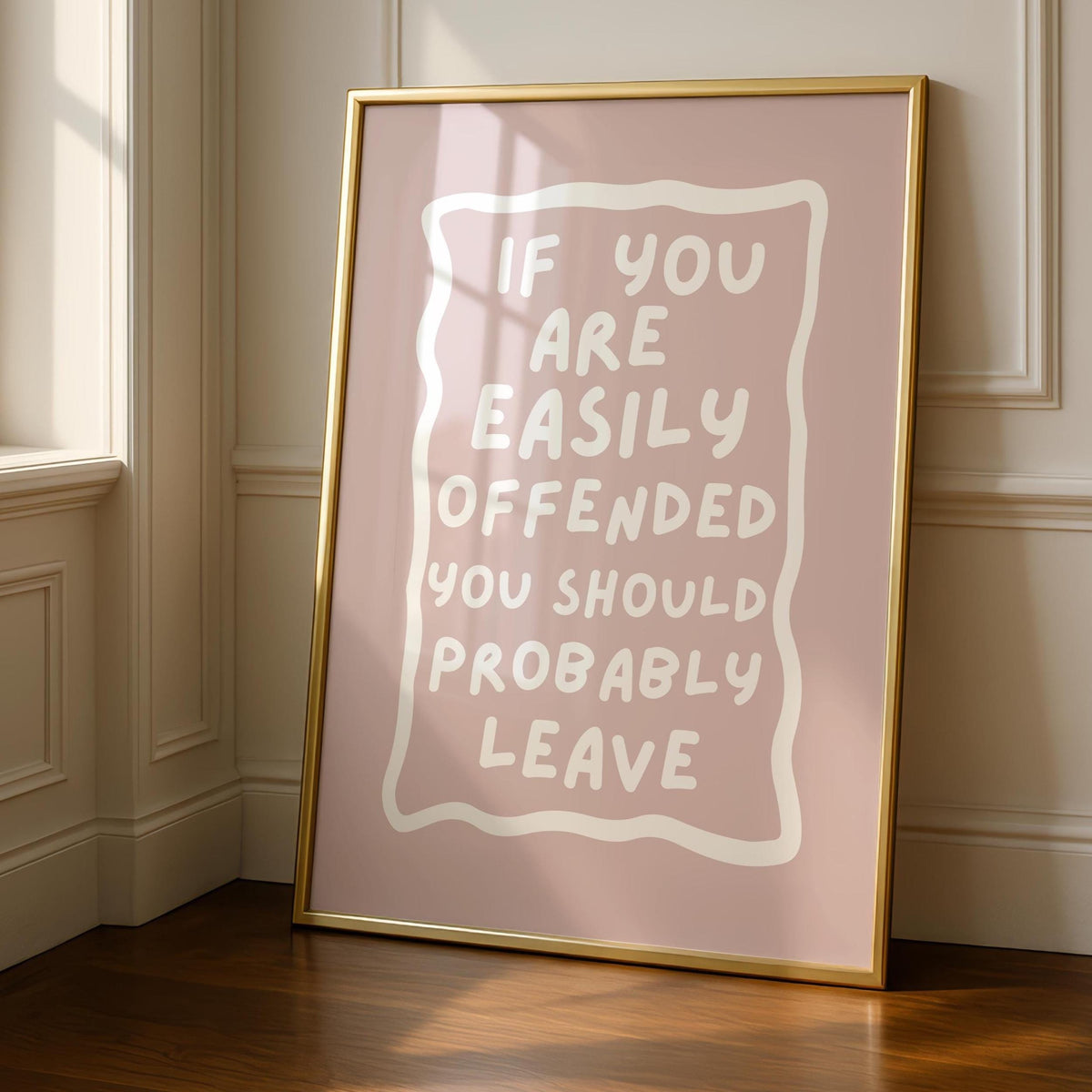 Funny Hallway Prints - Offensive Art - Funny Home Welcome Sign