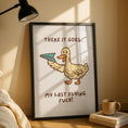 Load image into Gallery viewer, Last Flying Fuck - Goose Print - Sweary Wall Art
