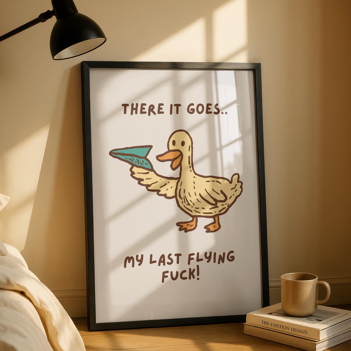 Last Flying Fuck - Goose Print - Sweary Wall Art