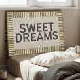 Load image into Gallery viewer, Sweet Dreams Bedroom Print - Grey Bedroom Print - Above Bed Poster - Cute bedroom Decor
