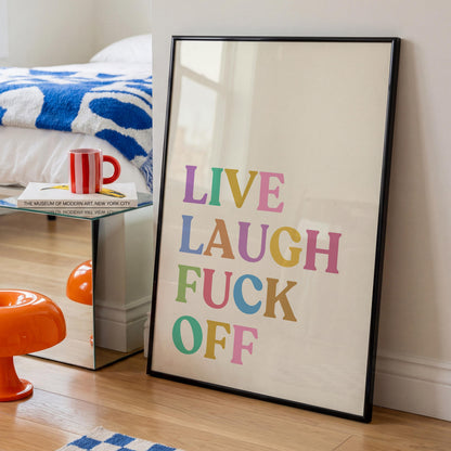 Typography Print – Sarcastic Humor Quote -Sweary Wall Art - funny poster