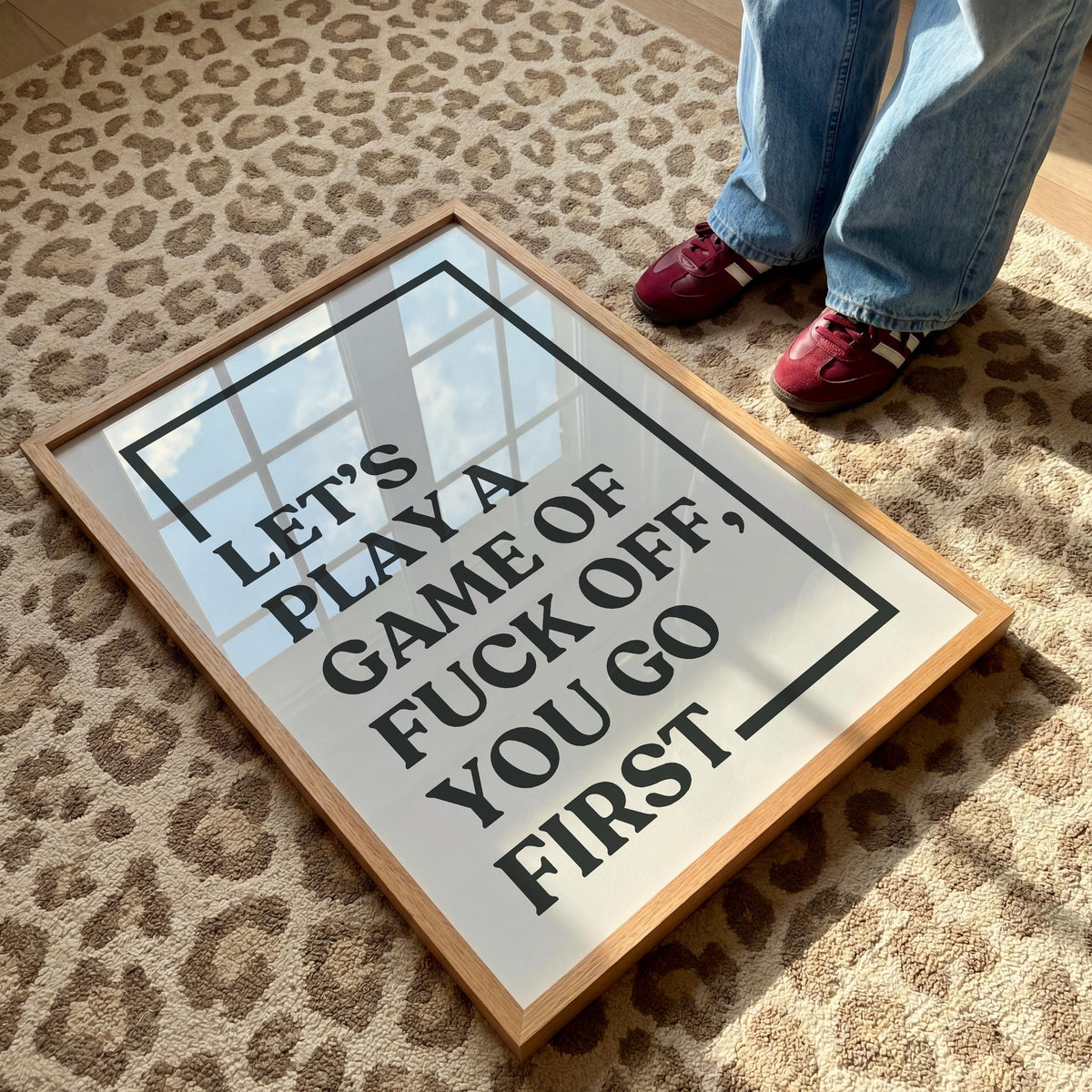 Funny Sweary Quote Print – Alternative Hallway Typography Art
