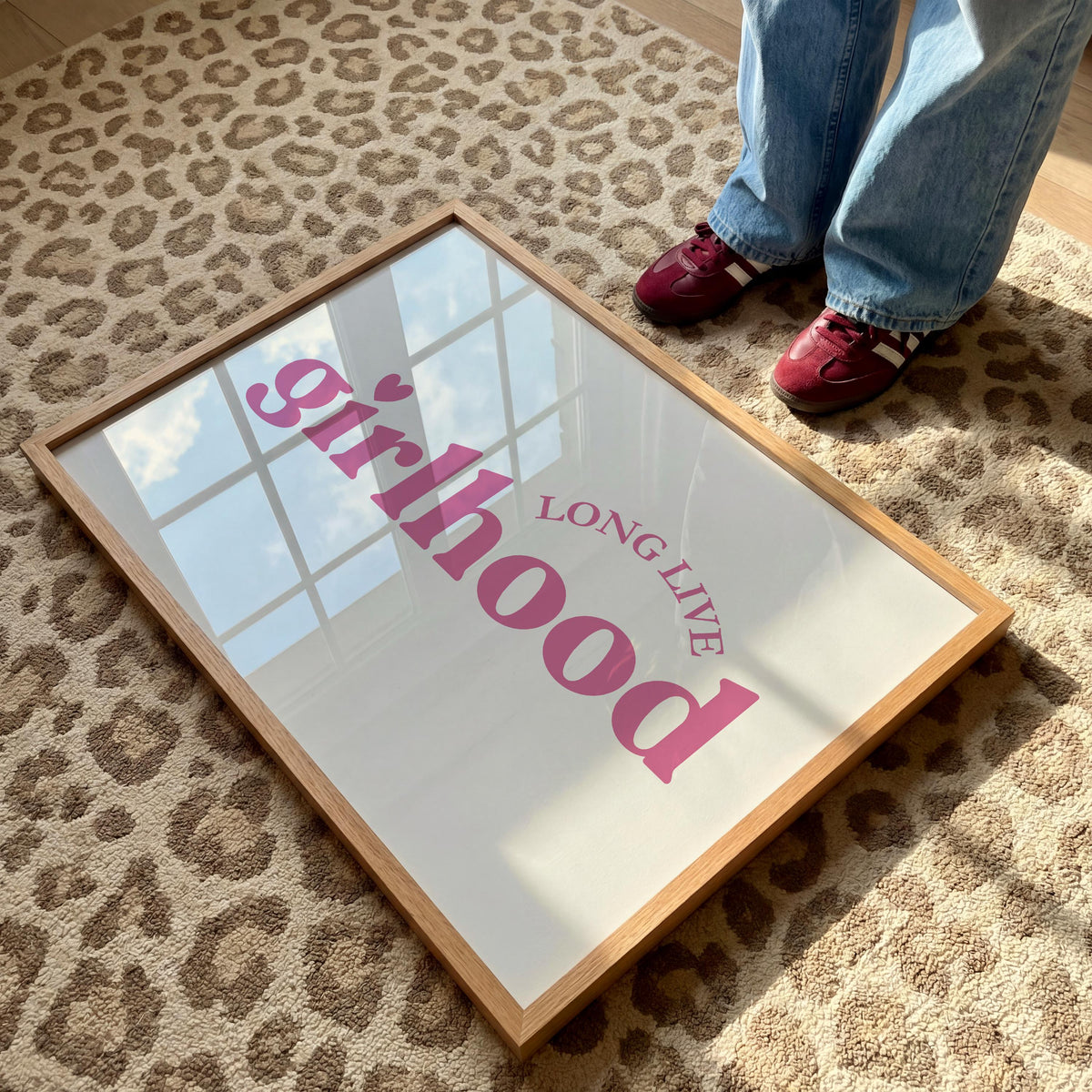 Girlhood - Dressing Room Prints - Pink Home Decor for Girls Room - Feel Good Quotes - Preppy Wall Art - Teen Girl Decor