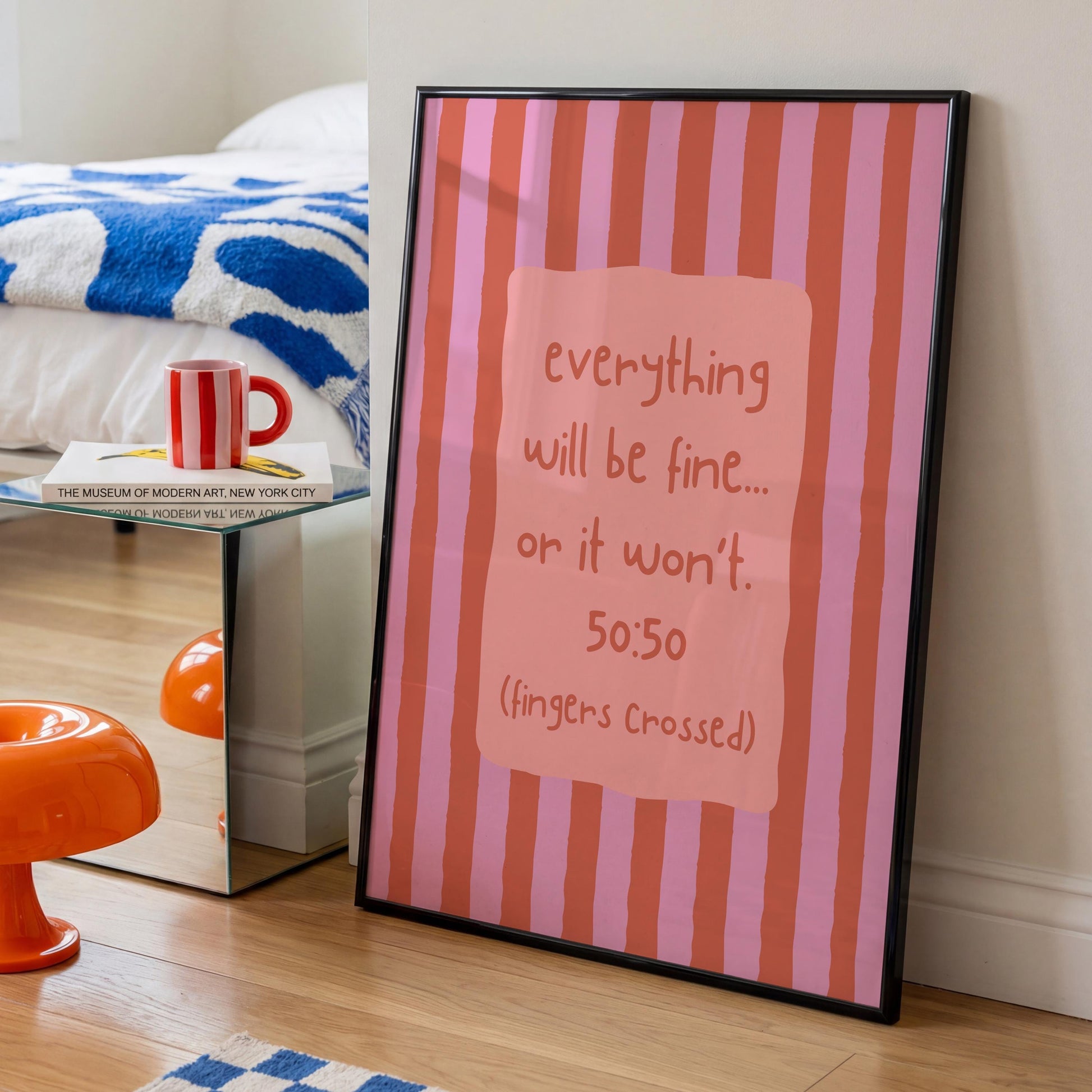 Funny Wall Art Print - Everything will be fine prints - Funny Art - Quote Wall art