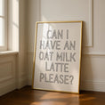 Load image into Gallery viewer, Oat Milk Art - Coffee prints - Kitchen Decor - Stripes Art - Coffee Station Prints
