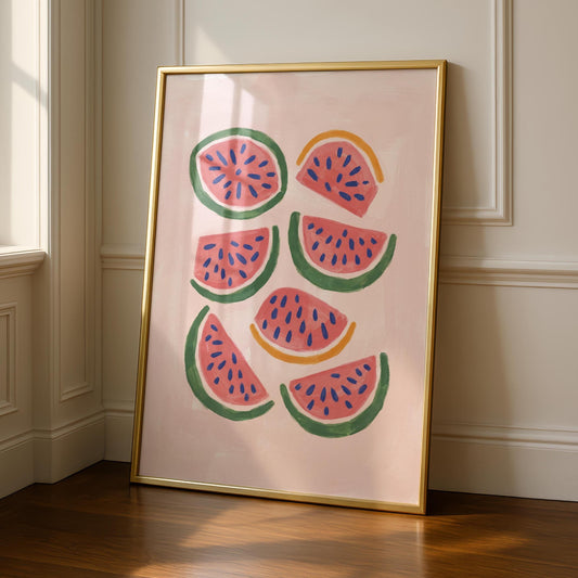 Watermelon Prints - Fruit Prints- Dining Prints - Kitchen Decor