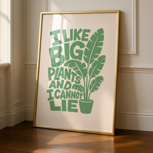 Prints about Plants - Music Wall Art - Botanical Poster - Green Decor