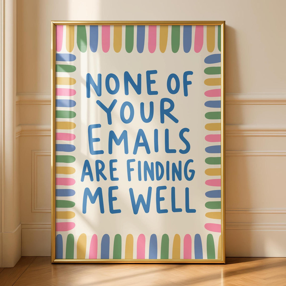 Office art - Work from home deco - Email Poster - Admin Decor