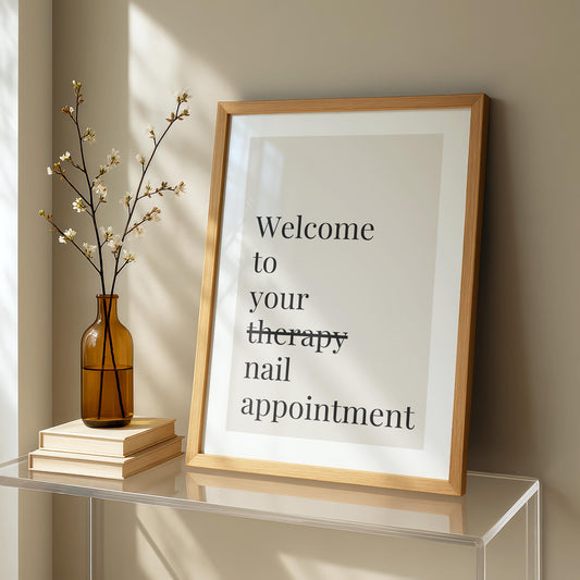 Nail Salon Prints - Art Decor for Beauty Room Wall Art - Nail Artist Technician
