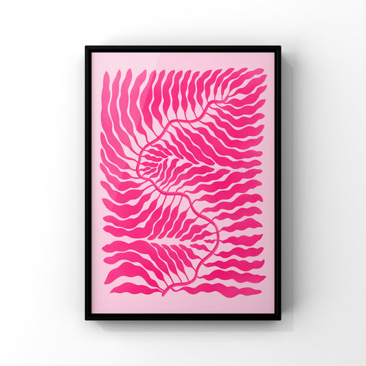 Pink Abstract Shapes
