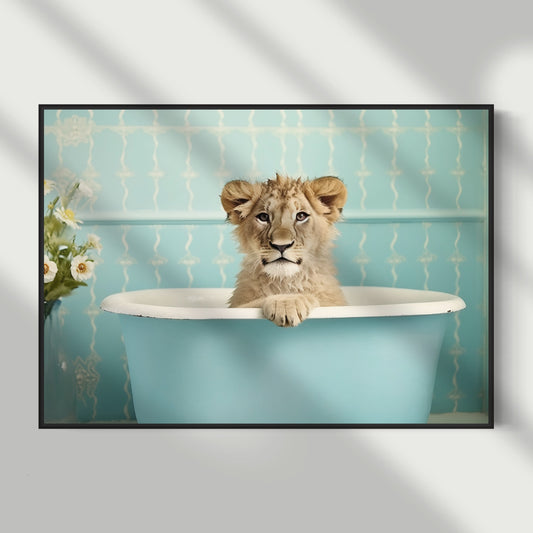 Cub in the tub