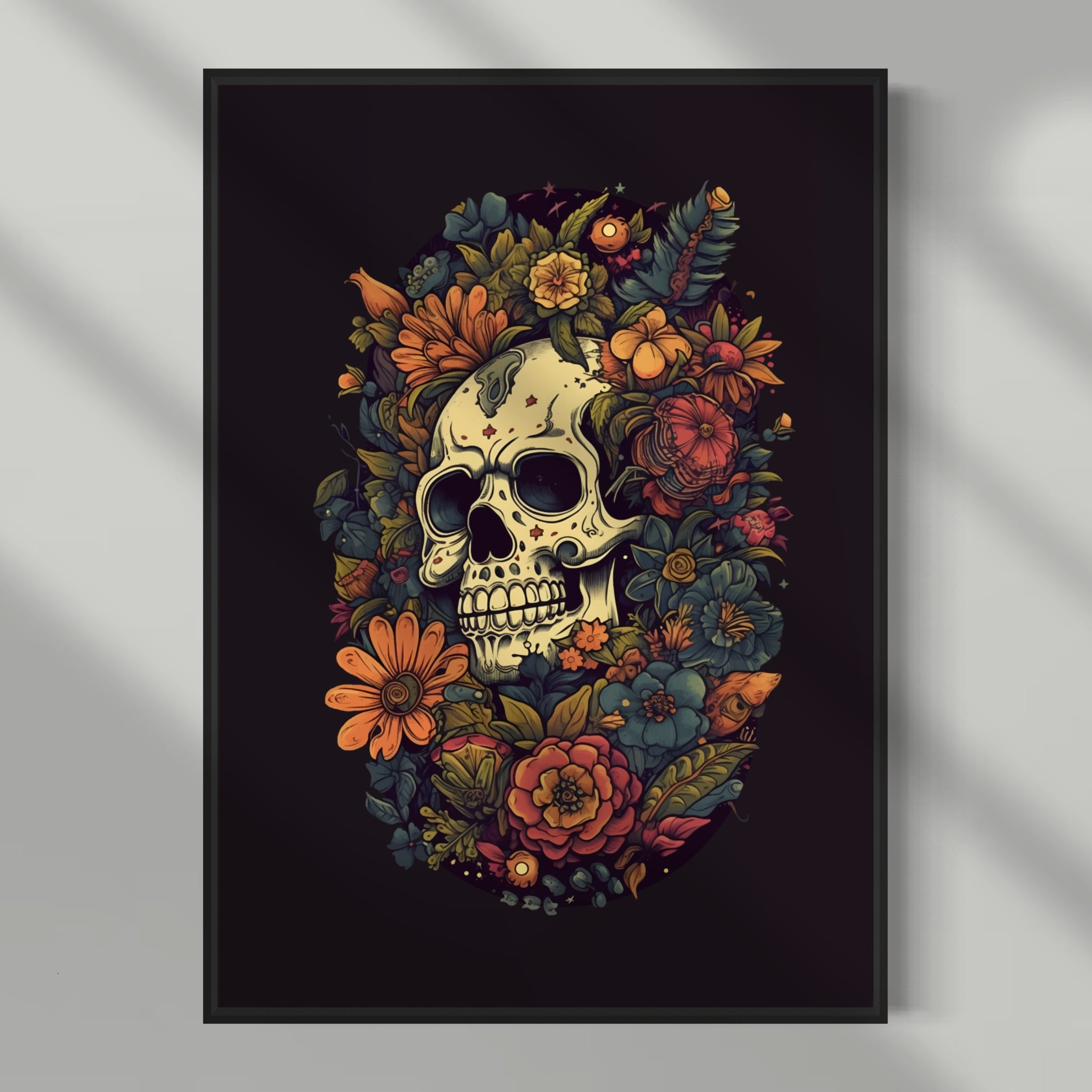 Floral Skull