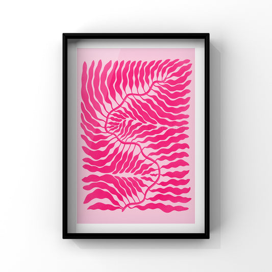 Pink Abstract Shapes