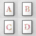 Load image into Gallery viewer, Monogram Floral letter

