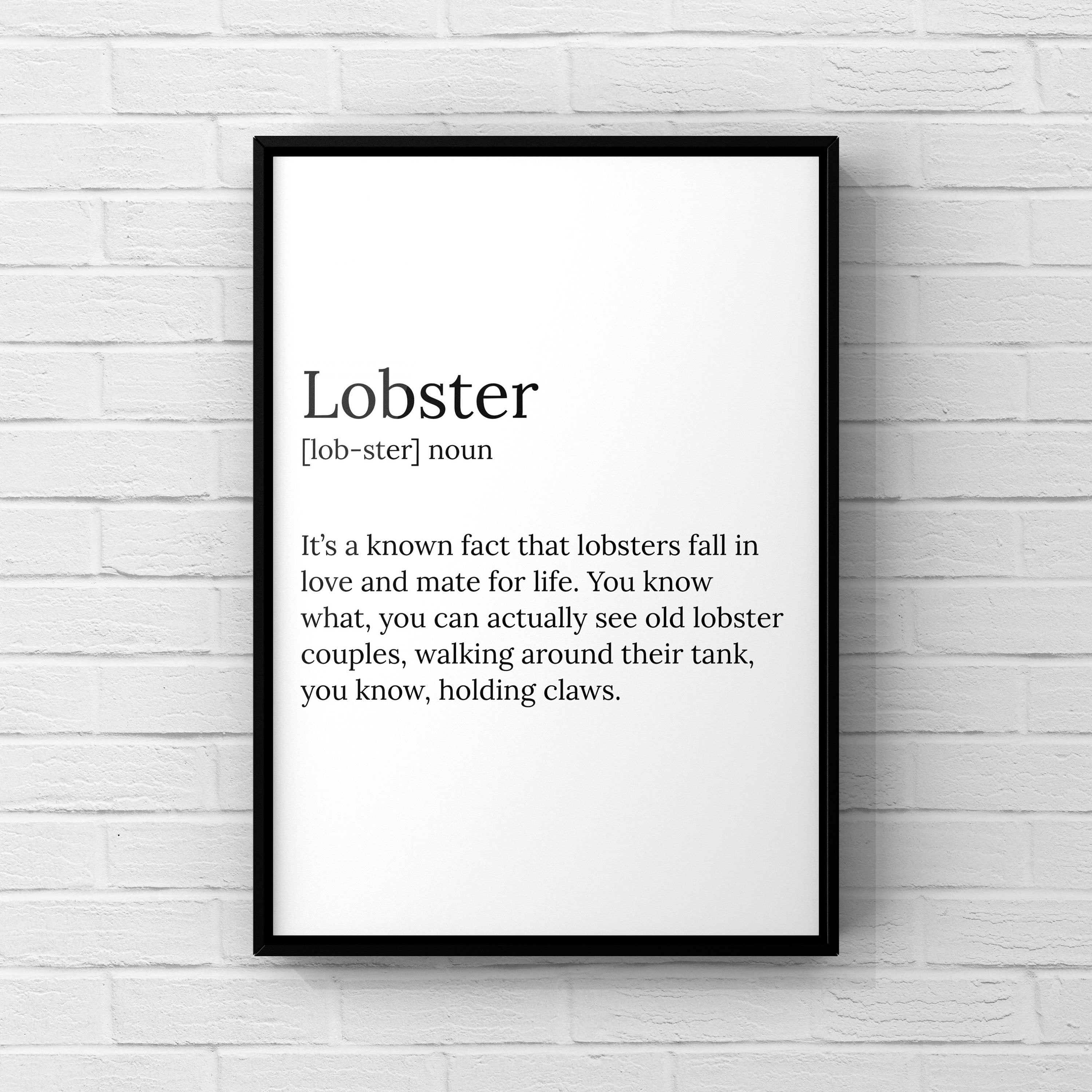 Lobster definition – The Little Print Shop