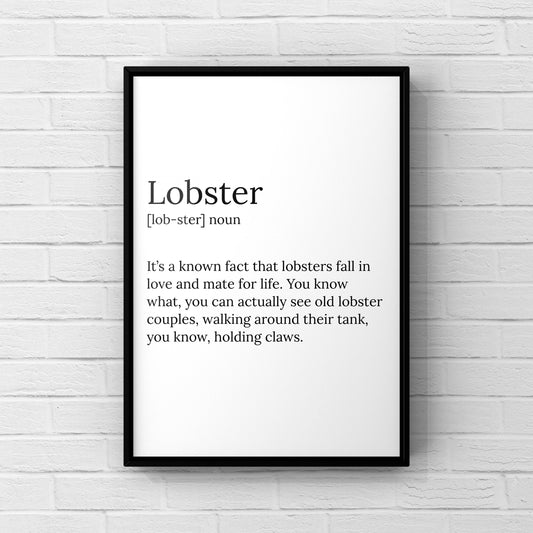 Lobster definition