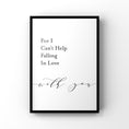 Load image into Gallery viewer, Set of 2 i can’t help falling in love with you
