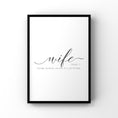 Load image into Gallery viewer, Set of 2 Husband and Wife Definition prints
