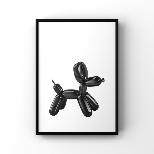 Black Balloon Dog