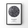 Load image into Gallery viewer, City map prints (Set of 3)
