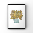 Load image into Gallery viewer, Set of 6 watercolour plants

