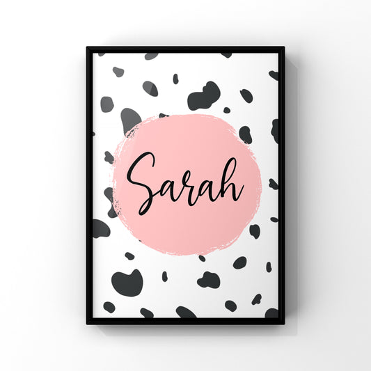 Dalmatian name print