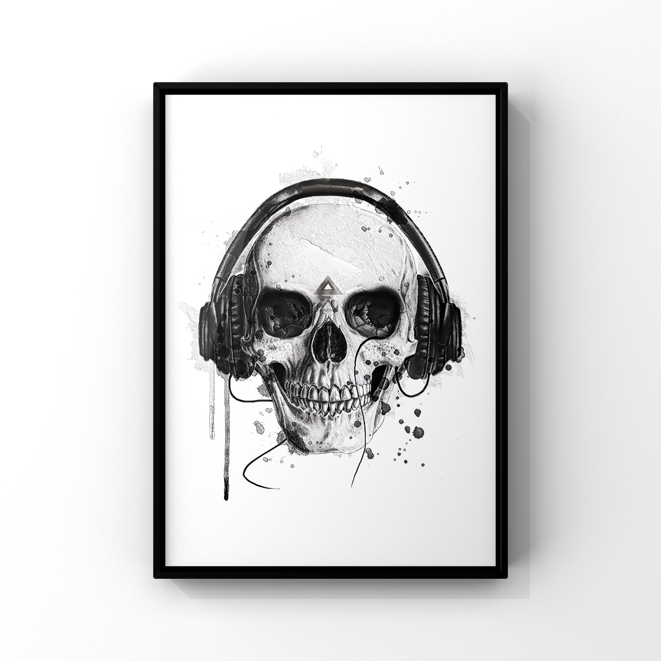 Skull headphones